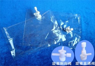 Chine Sac de prélèvement de gaz d'EVOH avec la valve de robinet de PC avec le septum EVO11/21_10L (sac de silicone d'échantillon d'air) fournisseur
